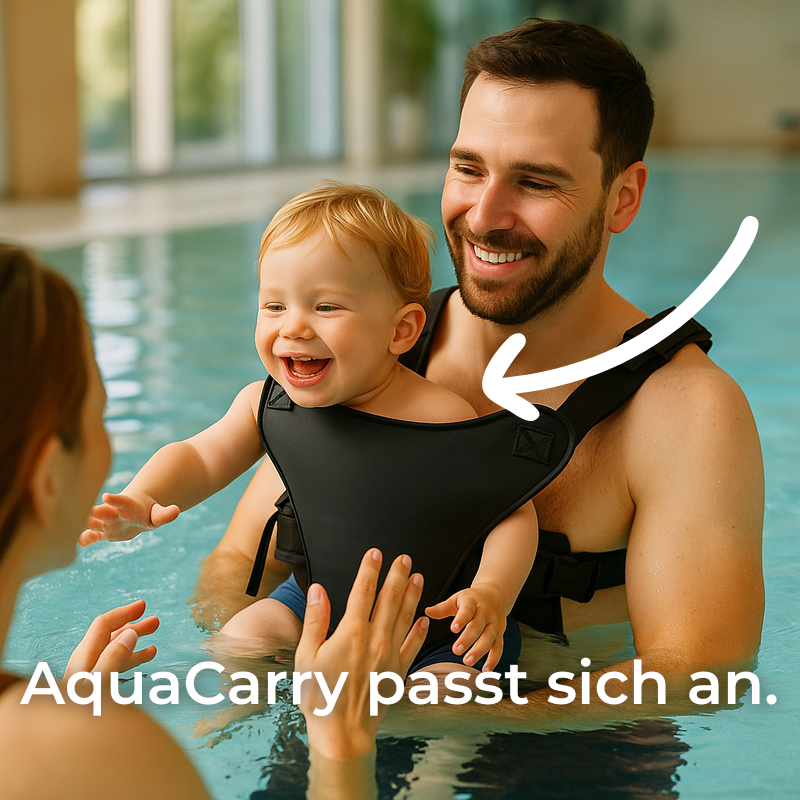 AquaCarry - Die wasserfeste Babytrage