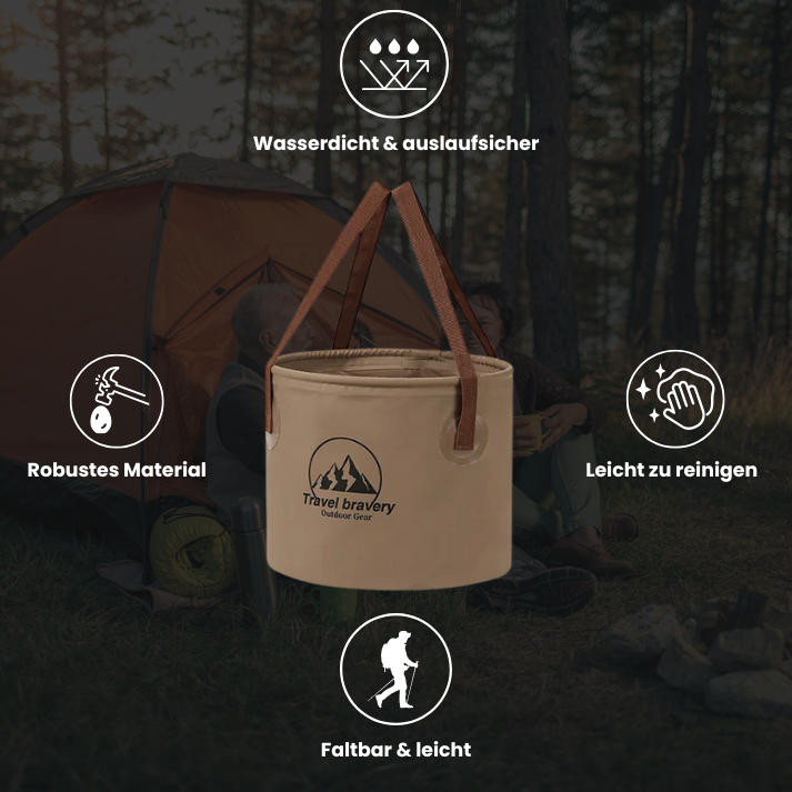 TrekBucket - Wasserdichter Camping-Eimer