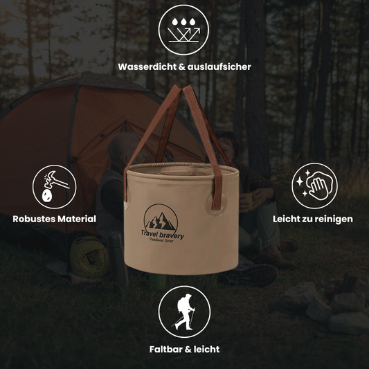 TrekBucket - Wasserdichter Camping-Eimer