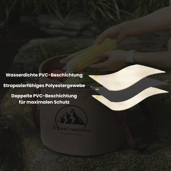 TrekBucket - Wasserdichter Camping-Eimer