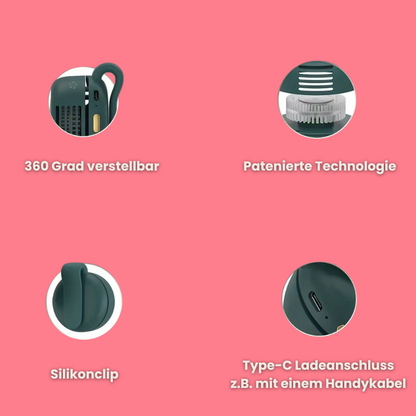Venty - Tragbarer Mini-Ventilator